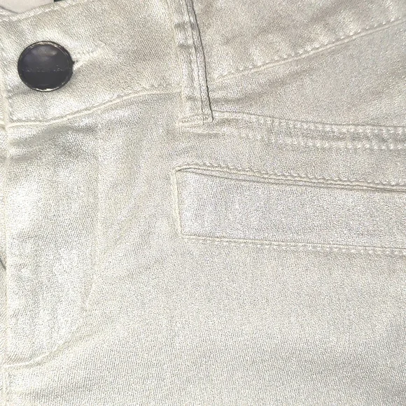 Victoria's Secret Silver Skinny Jeans Size 2 - Picture 5 of 9